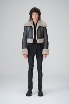 VSP - Mari - Anthracite Shearling Jacket