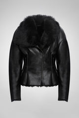 Luz - Black Shearling Jacket