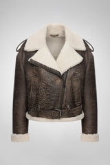 Tierra - Brown Shearling Jacket