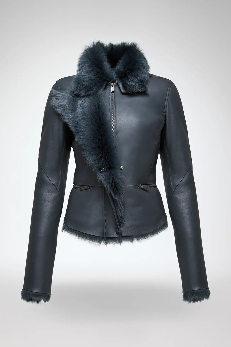 VSP - Azul - Anthracite Shearling Jacket