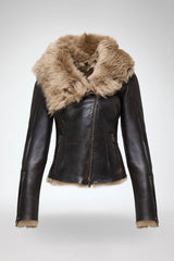 VSP - Petra - Desert Beige Shearling Jacket