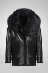 VSP - Vesna - Clotho Black Shearling Jacket