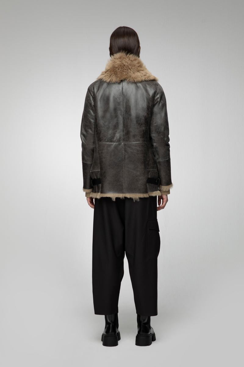 VSP - Vesna - Toscana Desert Beige Shearling Jacket