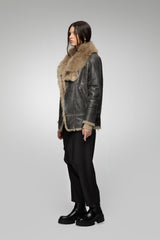 VSP - Vesna - Toscana Desert Beige Shearling Jacket