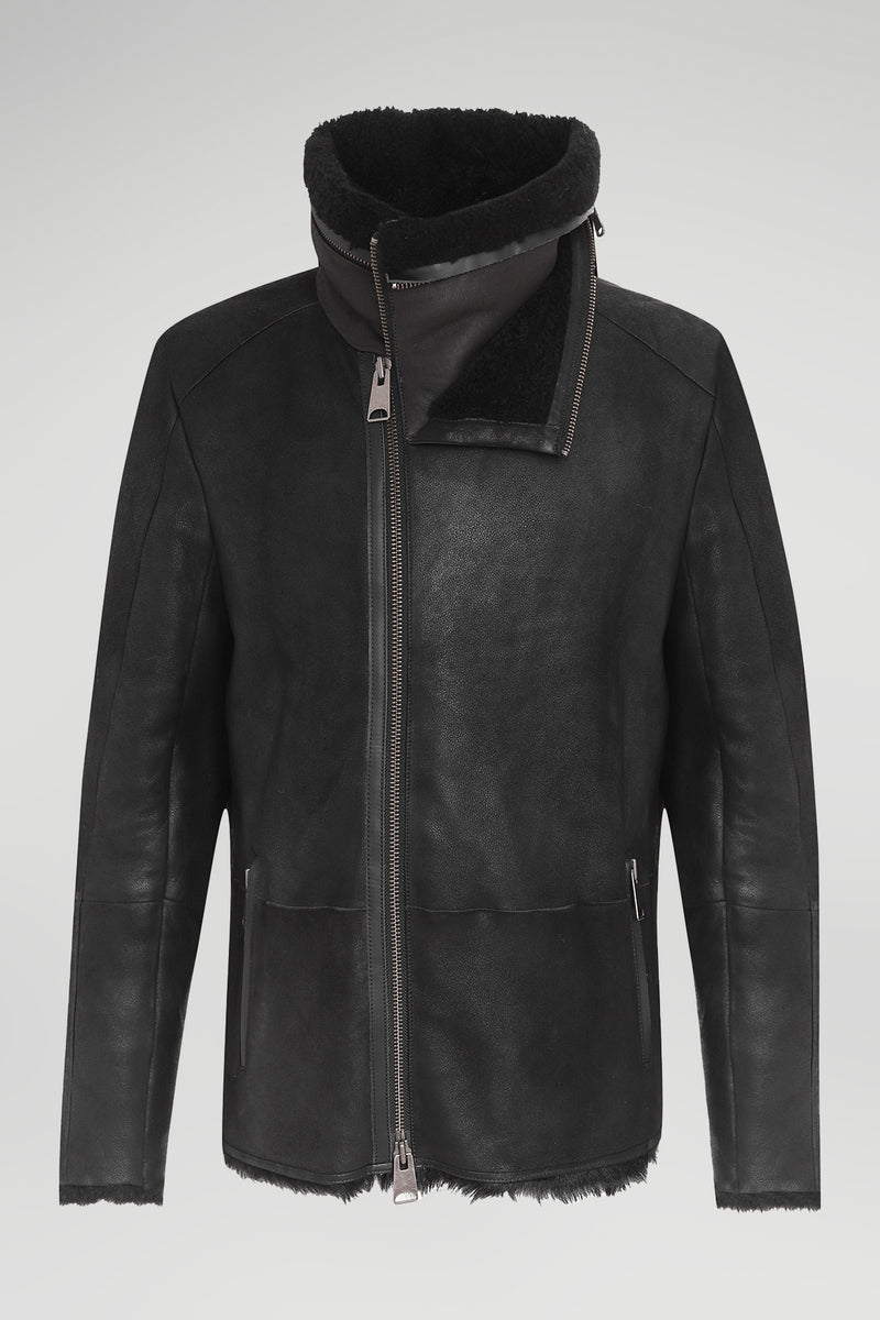 VSP - Matteo - Black Shearling Coat