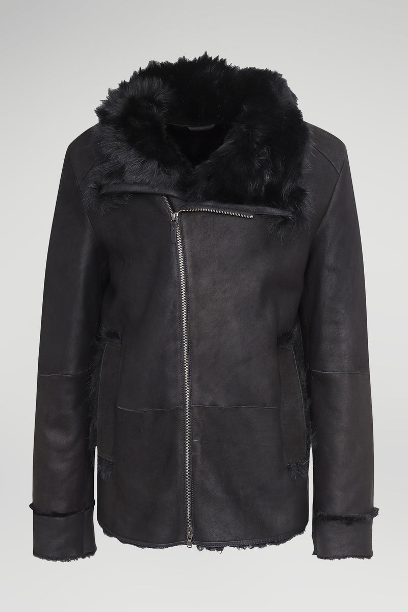 VSP - Milo - Black Shearling Coat
