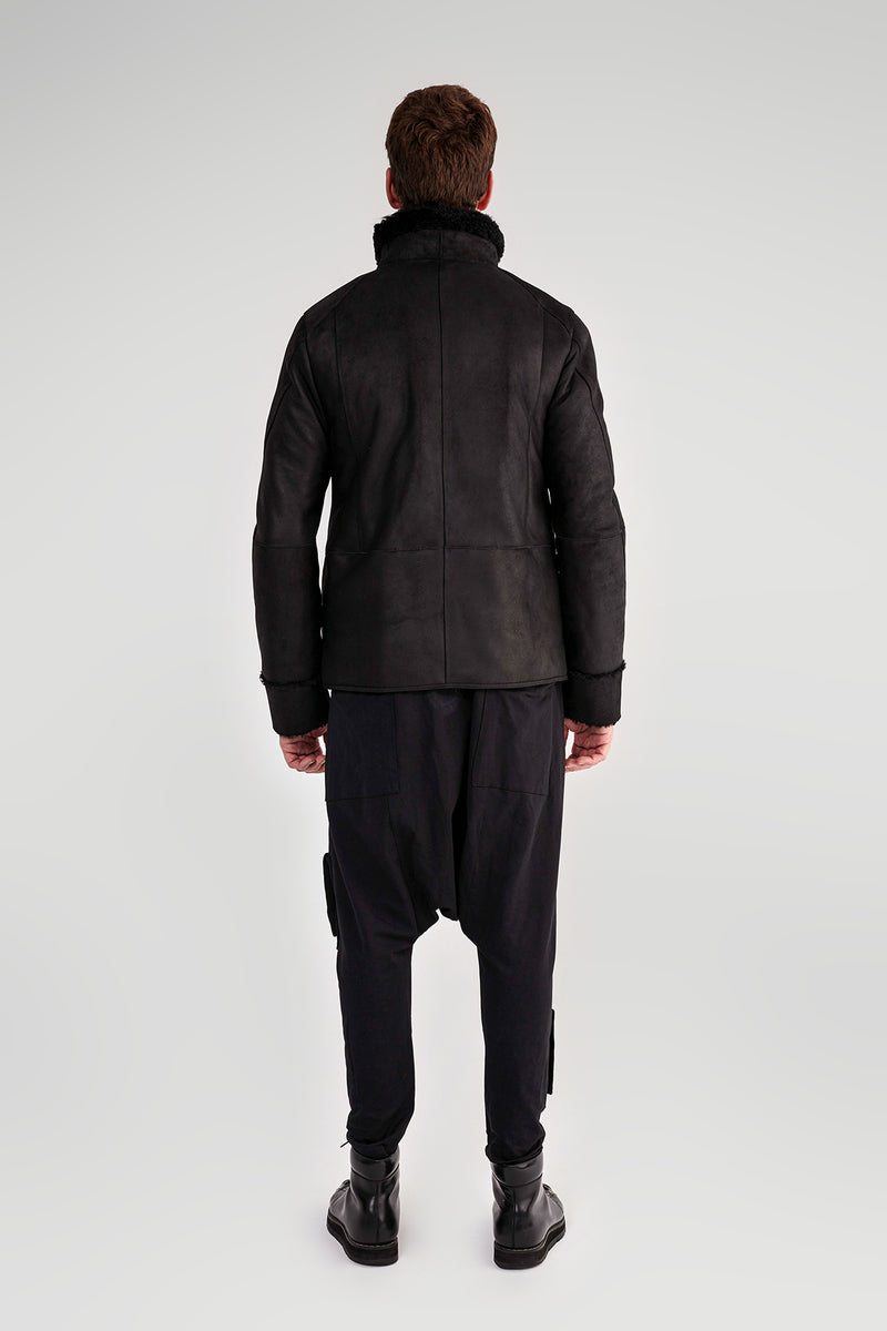 VSP - Milo - Black Shearling Coat