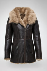 VSP - Mallory - Desert Beige Shearling Coat