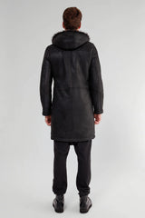 Black Shearling Coat