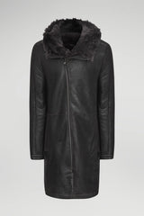 Black Shearling Coat