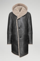 VSP - Teo - Anthracite Shearling Coat