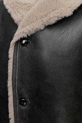 VSP - Teo - Anthracite Shearling Coat