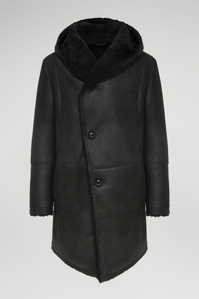 VSP - Teo - Black Shearling Coat
