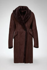 VSP - Murielle - Cherry Shearling Coat