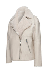 White Shearling Coat