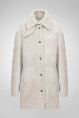 Yuki - Cream Shearling Coat