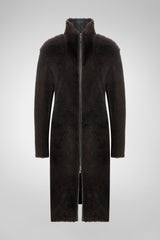 Julia - Brown Shearling Coat