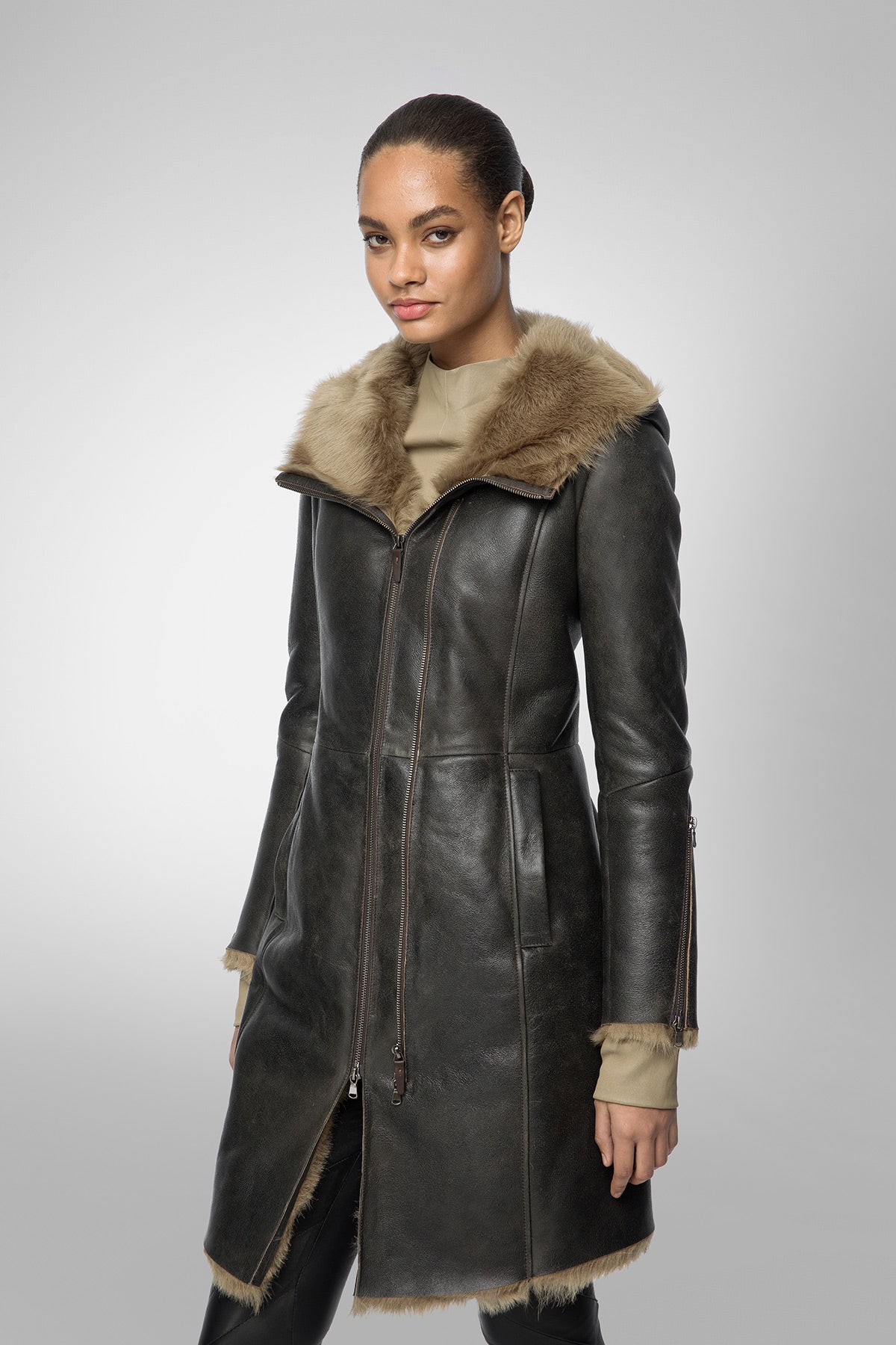 Women Shearling Coats Page 2 V S P