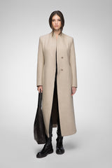 Margaux - Latte Wool Coat