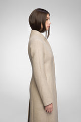 Margaux - Latte Wool Coat