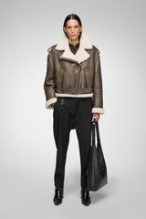 Tierra - Brown Shearling Jacket