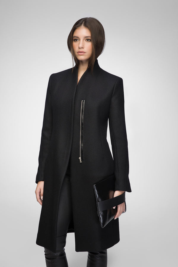 Rosen - Manteau en laine Noir