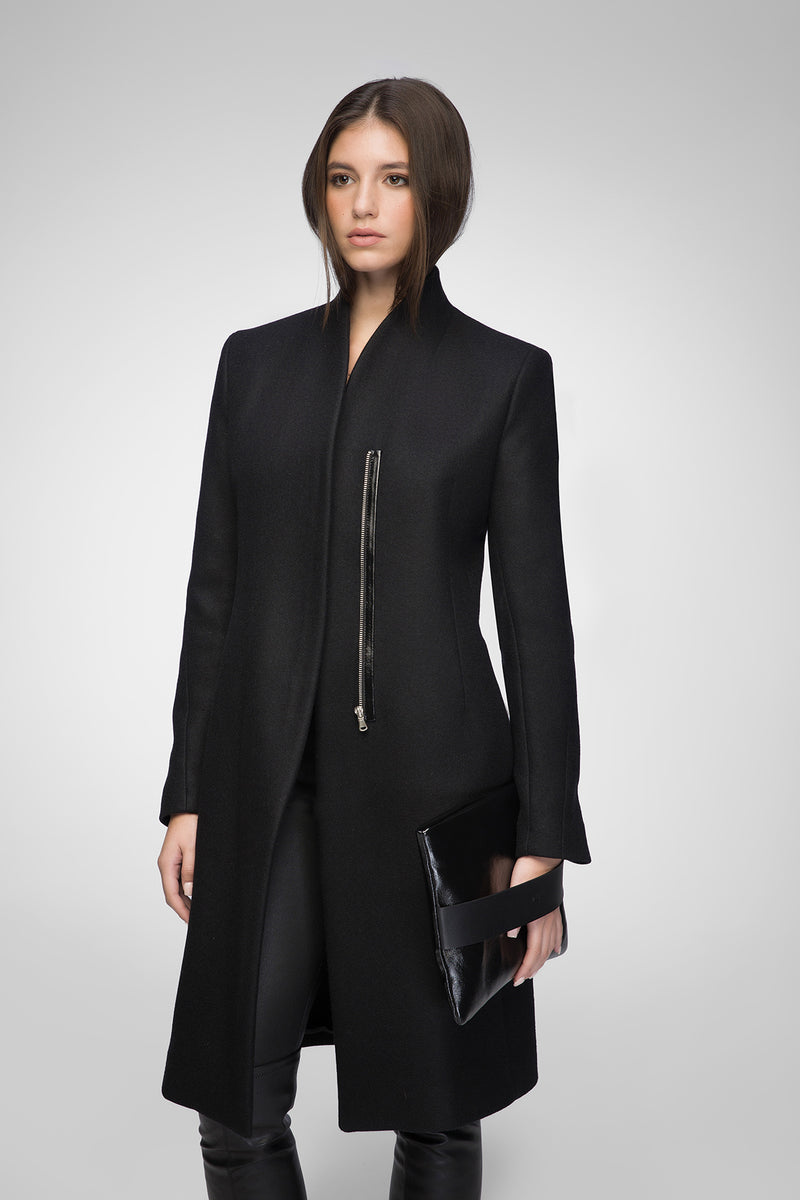 Rosen - Black Wool Coat