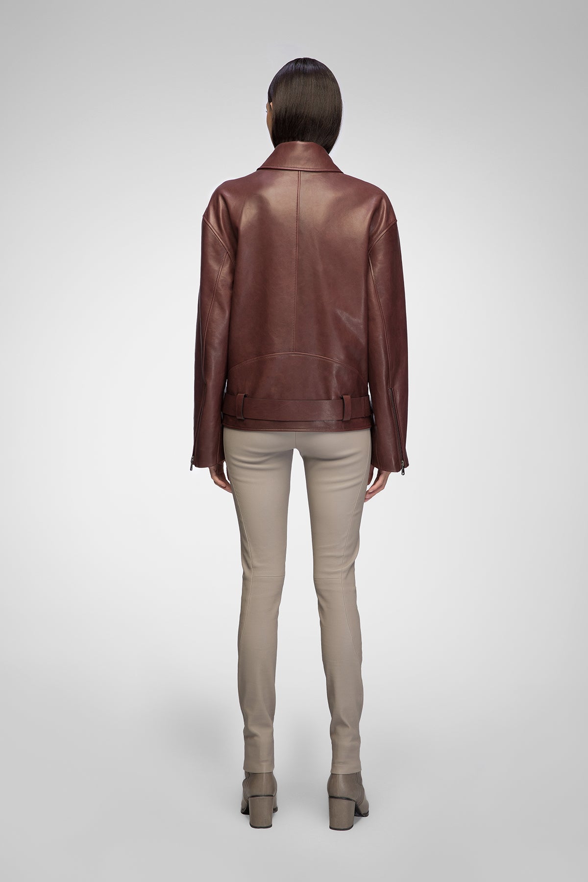 Gisele - Cherry Leather Jacket – V S P