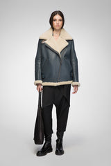 Vincente - Indigo Shearling Coat