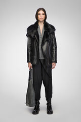 VSP - Vesna - Clotho Black Shearling Jacket