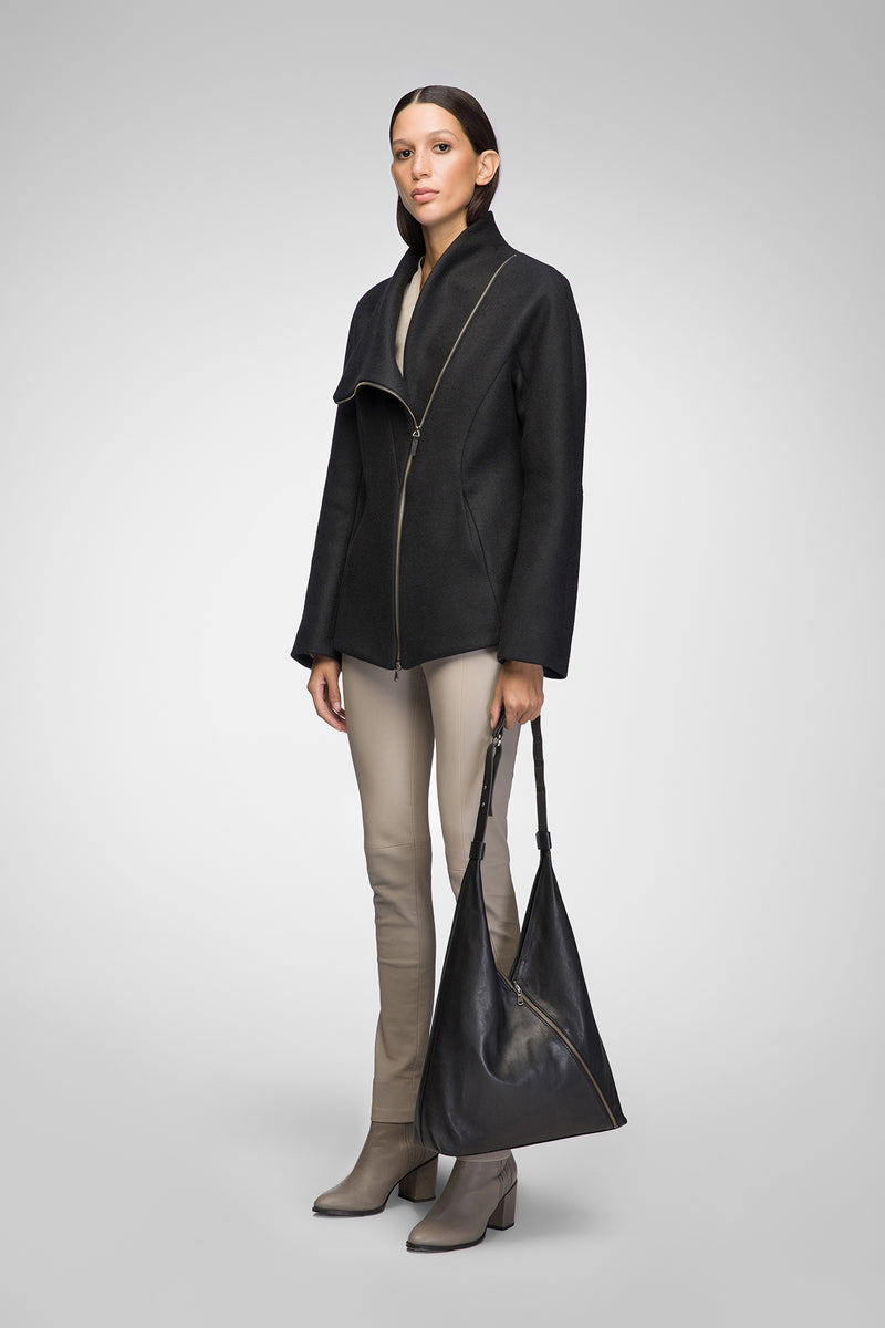 Leticia - Black Wool Jacket