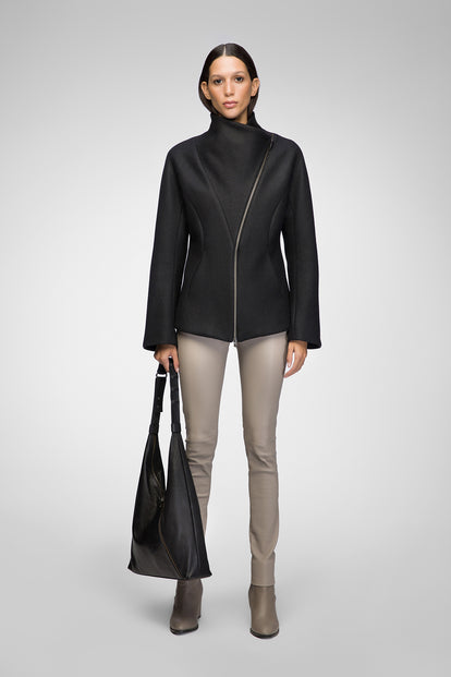 V S P - Leticia - Black Wool Jacket