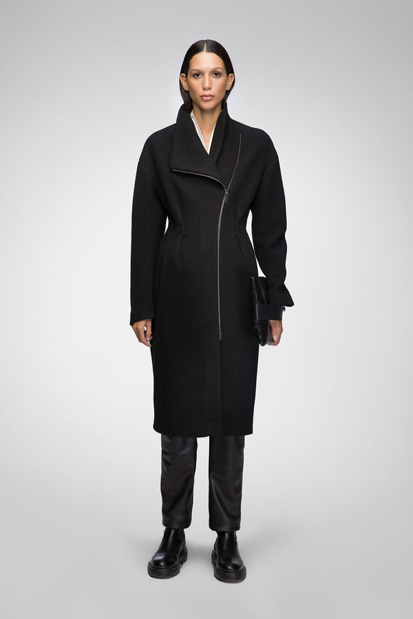 Matilde - Manteau en laine Noir