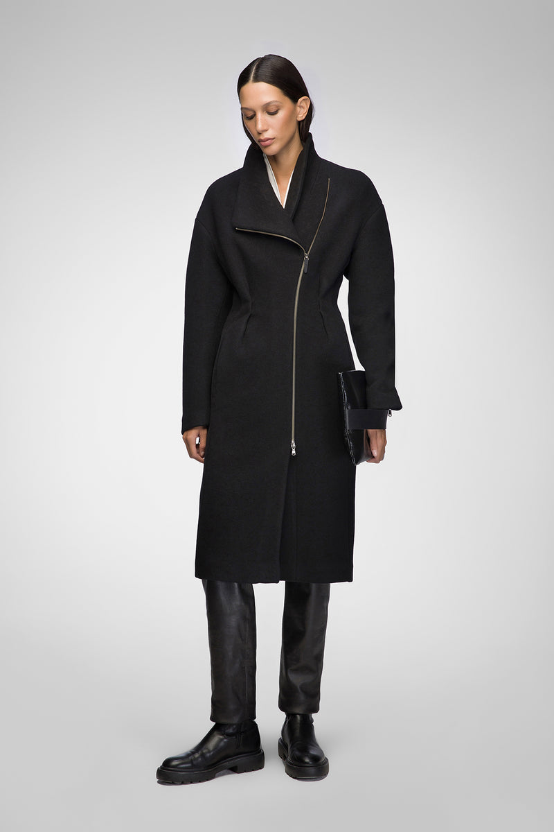 Matilde - Black Wool Coat