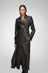 Marisol - Black Leather Coat