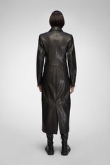 Marisol - Black Leather Coat