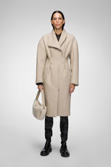 Matilde - Latte Wool Coat