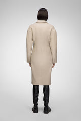 Matilde - Manteau en laine latte