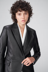 Isia - Black Leather Jacket