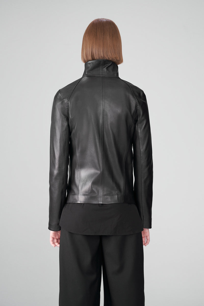 Freya - Black Leather Jacket