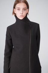 Pamelia - Brown Wool Coat