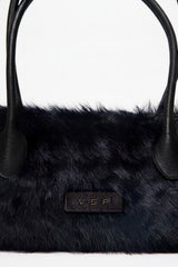 Virginia - Sac en cuir noir