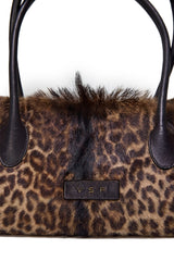 Virginia - Sac en cuir marron foncé