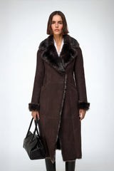 Rosanna - Brown Shearling Coat