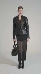 Catarina - Black Leather Jacket