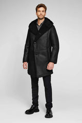 VSP - Teo - Black Shearling Coat