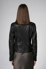 Ivy - Black Leather Jacket
