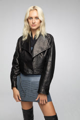 Salamone - Black Leather Jacket