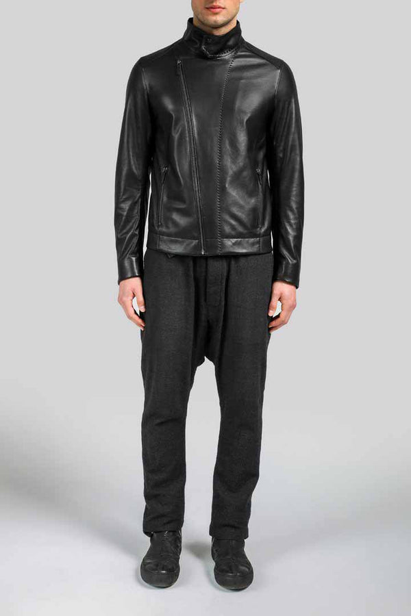 Maxime - Black Leather Jacket