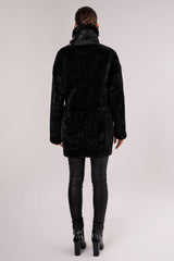 Shearling Coat with Leather Straps (4327971946634)